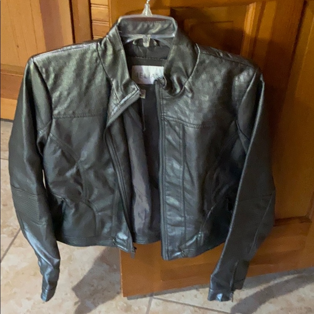 Metallic Moto-Jacket from Delia’s